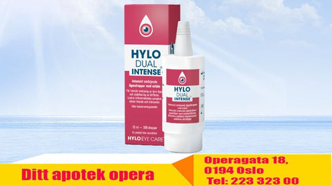 Hylo-Dual Intense smørende øyedråper 10 ml, 973137