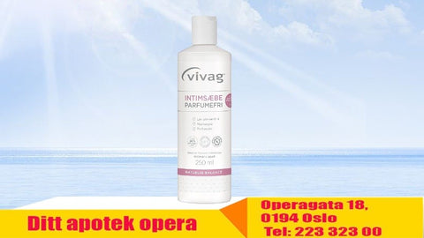 Vivag Intimsåpe parfymefri 250 ml, 965030