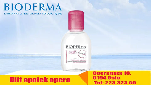 Bioderma Sensibio h2o micellar rensevann 100 ml, 834224