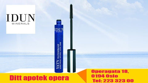 IDUN Minerals Waterproof Mascara Vatn 10 ml, 929066