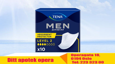 TENA Men Level 2 innlegg 10 stk, 834500