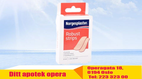 Norgesplaster Robust strips 20 stk 2 størrelser. 841726