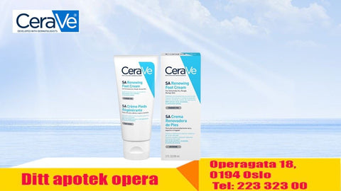 CeraVe Renewing Foot Cream - fotkrem med salisylsyre 88 ml, 954580
