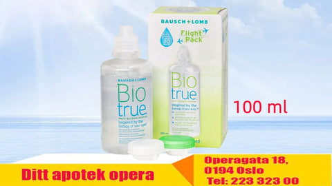 Biotrue Multi-Purpose Solution linsevæske reise 100ml, 850003