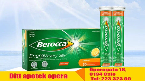 Berocca Energy appelsin 2x15 brusetabletter 828205