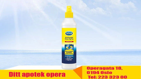 Scholl Antifungal soppdrepende skospray 250 ml, 895643
