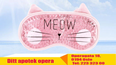 Øyemaske m. gel Meow (D7), 691080