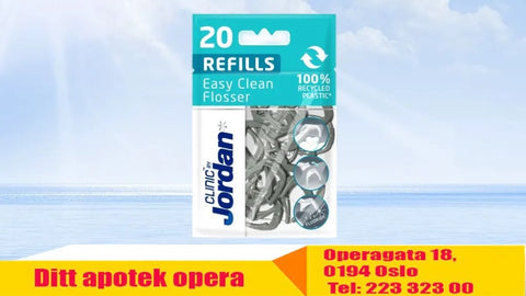 Jordan Clinic Easy Clean Floss refill 20 stk, 944126