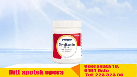 Nycoplus D3-vitamin 10 µg 100 tabletter, 901883