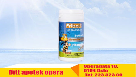 Fribol Junior Hoste/Hals Appelsin drops u/sukker 60 g, 902981