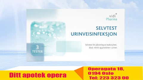 Vidi Pharma Selvtest Urinveisinfeksjon 3 stk