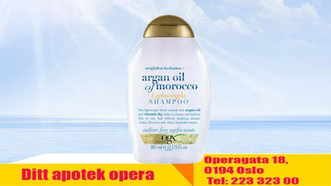 OGX Argan Oil of Morocco Ligthweight Shampoo 385 ml, 938455