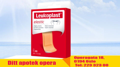 Leukoplast Elastic plaster 20 stk