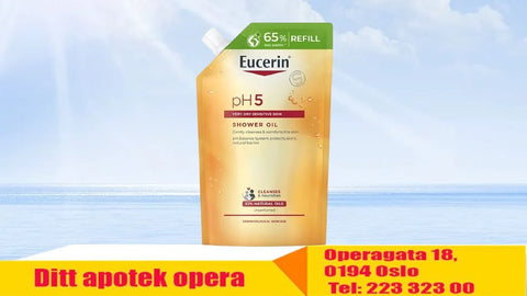 Eucerin pH5 Shower Oil Refill uparfyrmert 400 ml 902694