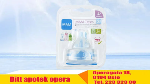 Mam flaskesmokk teat str 3, 914905