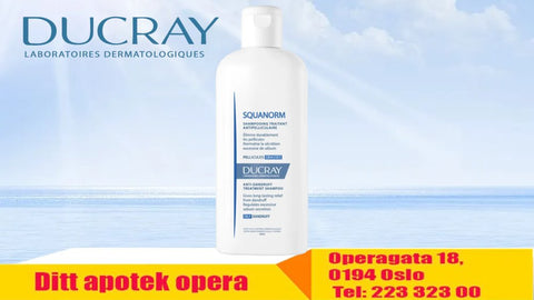 Ducray Squanorm Shampoo Oily mot fet flass 200 ml, 917766