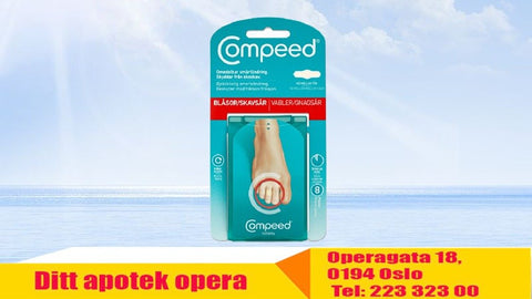 Compeed gnagsårplaster for tær 8 stk, 901299