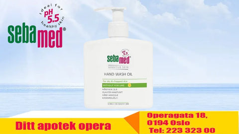 Sebamed håndvaskolje uten parfyme, 250 ml