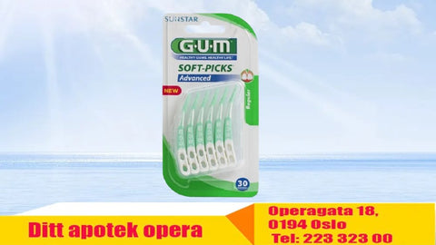 Gum Soft-Picks Advanced Medium 30 stk, 985103