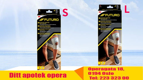 Futuro Comfort Kne m skinne, Forskjellige Størrelse 868481