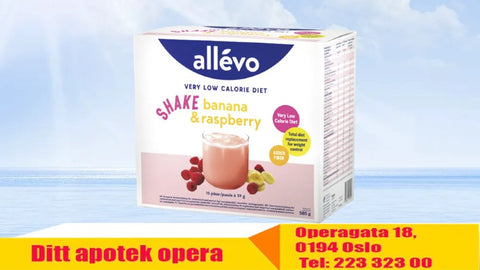 Allevo VLCD shake banana & raspberry 15 x 39 g, 891288