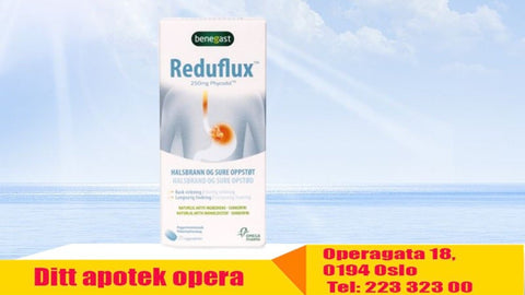 Benegast Reduflux 250 mg 20 tyggetabletter