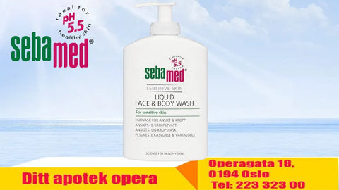 Sebamed Face & Body wash m/pumpe 300 ml