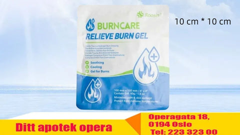 Burncare brannkompress 10x10cm 1 stk, 931119