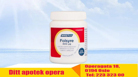 Nycoplus folsyre 400 mikrogram 100 tabletter, 994649