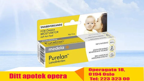 Medela Purelan 100% brystvortekrem, 37g