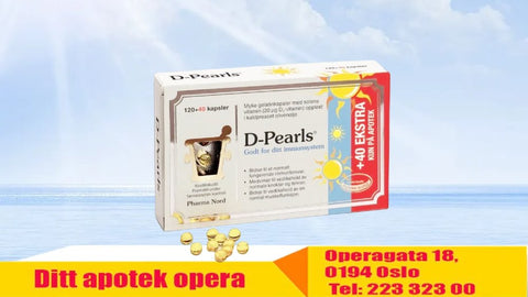 D-Pearls 20 mikrogram 160 kapsler, 940035