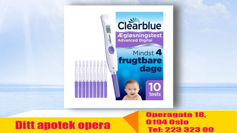 Clearblue eggløsningstest med dobbel hormonindikator 10 stk