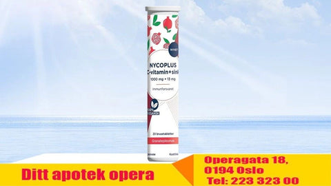 Nycoplus C-vitamin + sink 20 brusetabletter, 950661