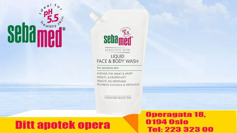 Sebamed Liquid Face & Bodywash refill 1 liter