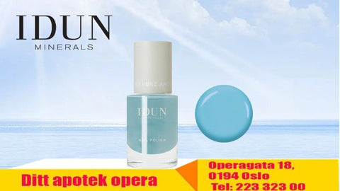 IDUN Minerals Neglelakk Azurit, 11 ml, 992807