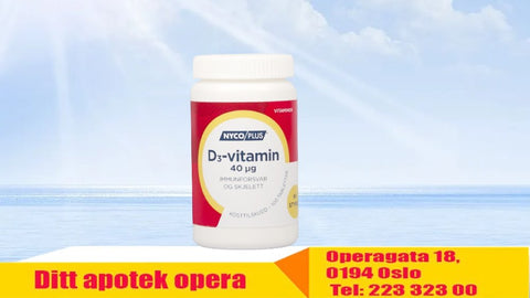 Nycoplus D3-Vitamin 40 mcg 100 tabletter, 995376