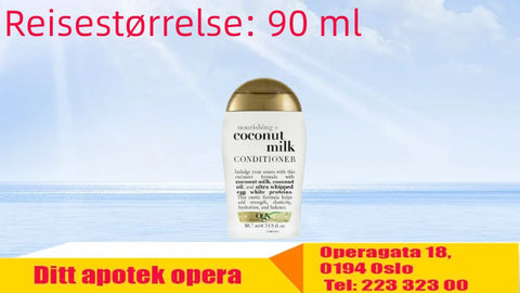 Ogx Coconut Milk Conditioner reisestørrelse 88,7 ml, 918225