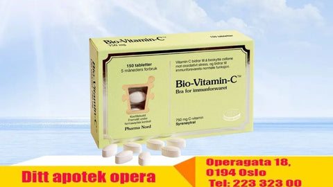 Bio-vitamin-C tab 750mg 150 stk, 908303