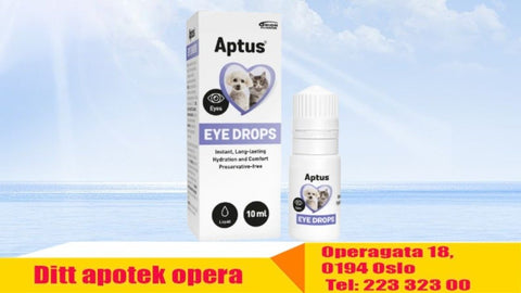 Aptus øyedråper til hund og katt 10ml, 981198