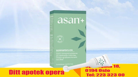 Asan+ soppinfeksjon vaginalgel 5x5 ml, 916934