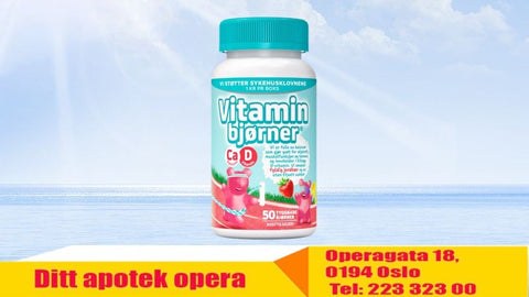 Vitaminbjørn Kalsium + D-vitamin 50 stk, 877809