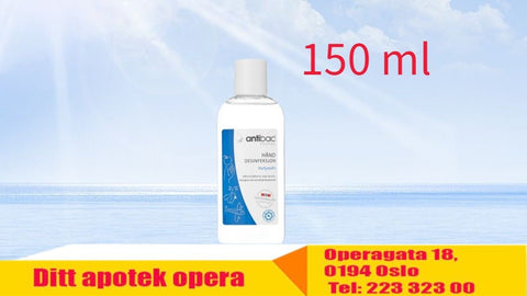 Antibac Pharma hånddesinfeksjon 85% 150ml, 914493