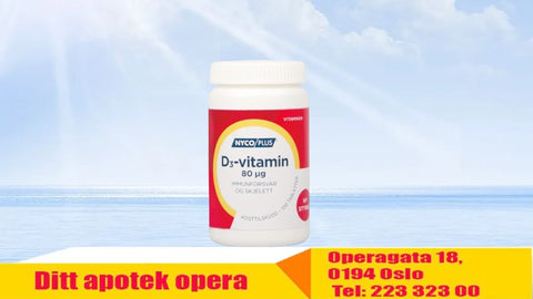 Nycoplus D3-Vitamin 80 mcg 100 tabletter, 947950