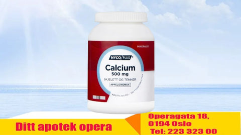 Nycoplus Calsium 500 mg 100 tyggetabletter, 837872