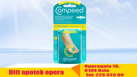 Compeed fuktighetsgivende liktornplaster 6 stk, 971589