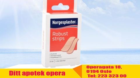 Norgesplaster Robust strips 20 stk 2 størrelser. 841726