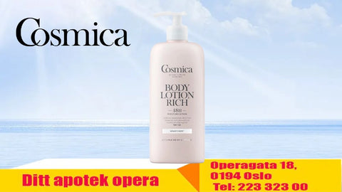 Cosmica Body Lotion Rich ,tørr hud , uparfymert 400 ml , 912312