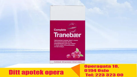 Complete tranebær m/C-vitamin Kaps 400 mg/50 mg, 906053