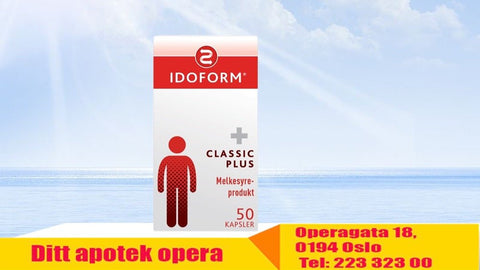 IDOFORM Classic Plus melkesyrebakterier kapsler 50 stk, 922843