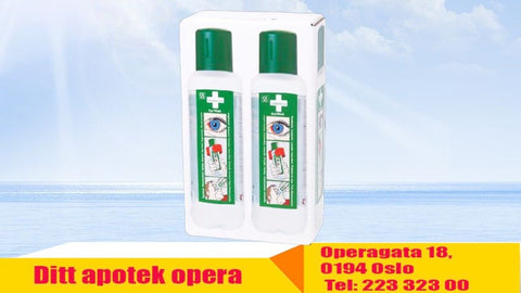 Cederroth øyeskyll dusjflaske 2x500ml,  805043